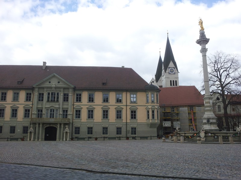 Der Residenzplatz.