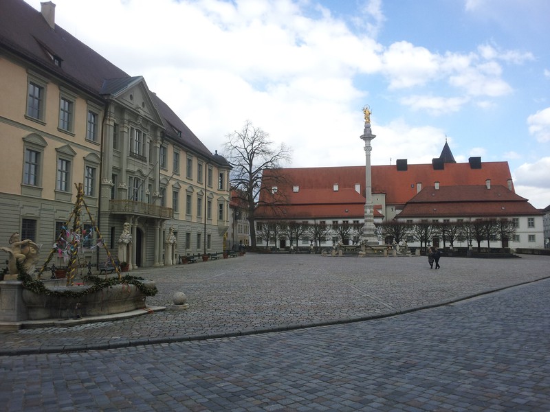 Der Residenzplatz.