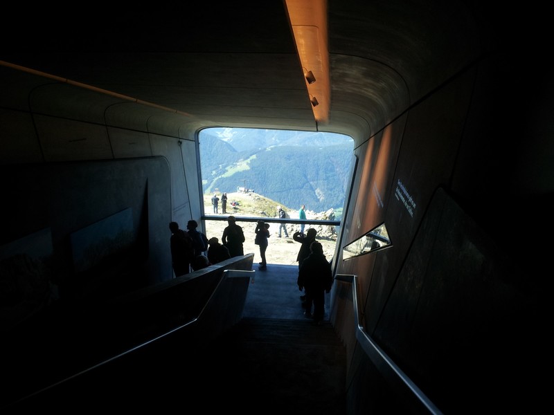 Im Messner-Gebirgs-Museum.