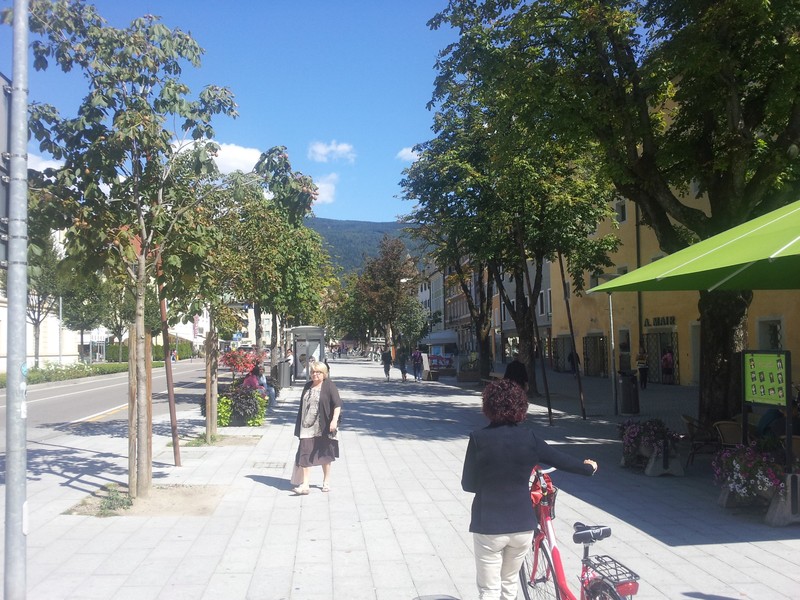 Promenade in Bruneck.