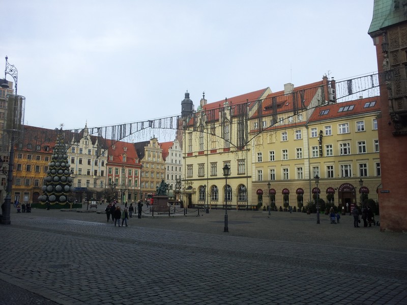 Marktplatz von Breslau.