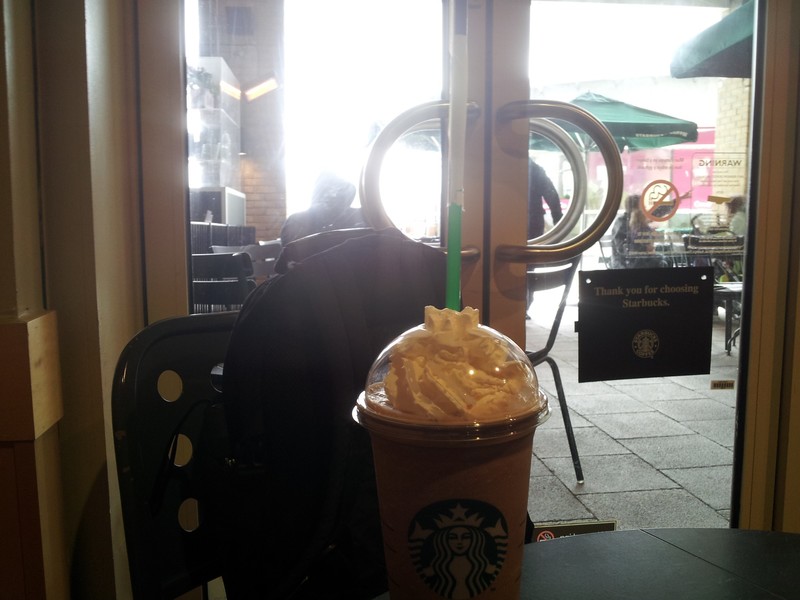 Starbucks in Cardiff Bay.