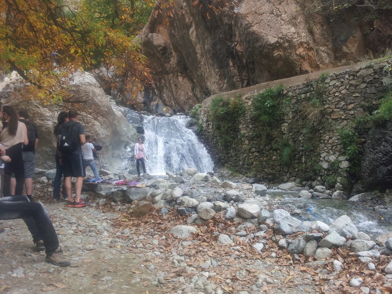 In der Nähe der Wasserfälle von Ouzoud.