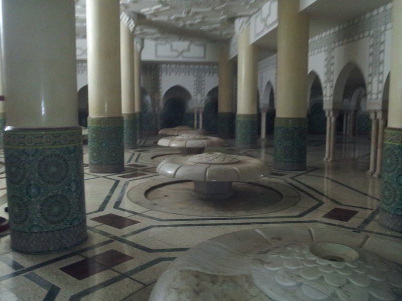 Hassan II Moschee.