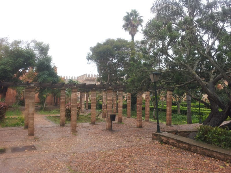 Andalusische Gärten in der Kasbah Oudaies.