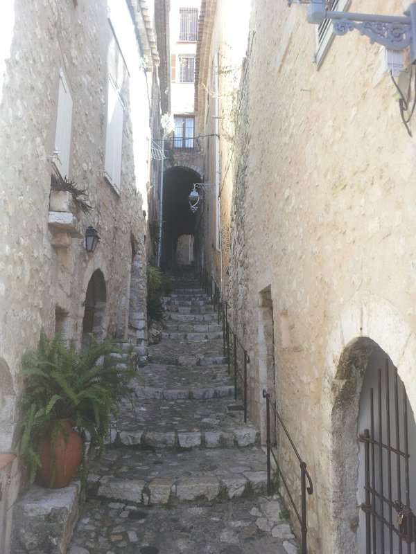 In Saint-Paul-de-Vence.