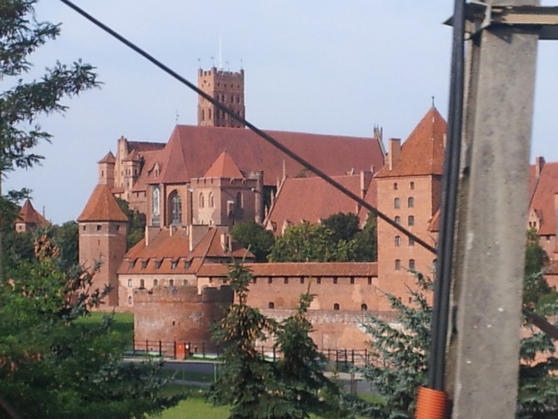 Das wirklich beeindruckende Schloß Marienburg.