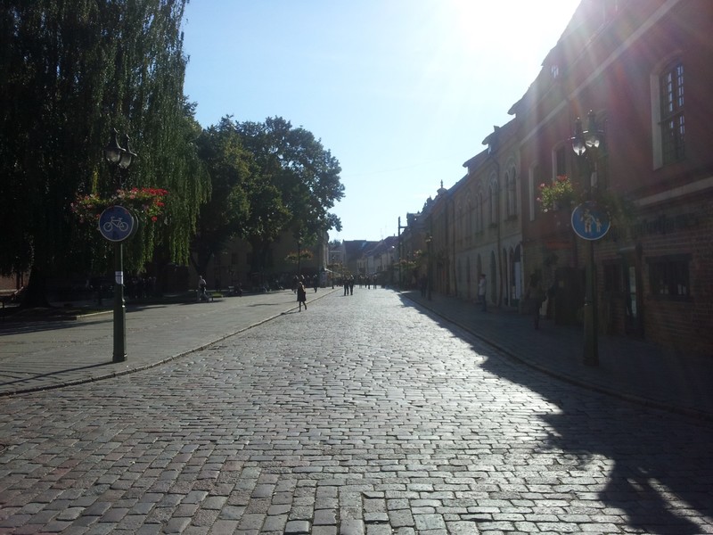 Die Fussgängerzone von Kaunas.