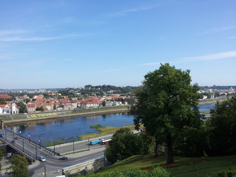 Blick auf Kaunas.
