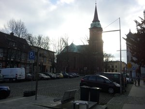 Schelfmarkt mit Schelfkirche.