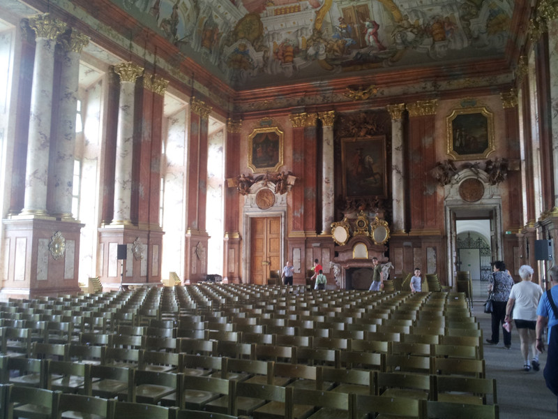 Augustiner Chorherrenstift in St. Florian - der Marmorsaal.