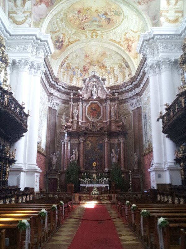 Augustiner Chorherrenstift in St. Florian - die Stiftsbasilika.