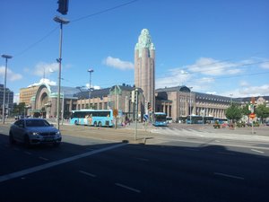 Der Hauptbahnhof von Helsinki.
