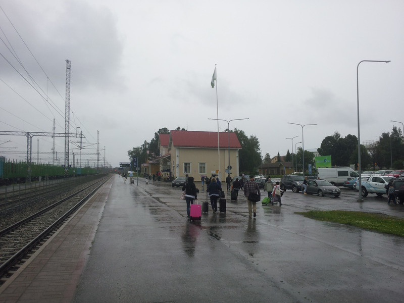 Bahnhof von Kemi.