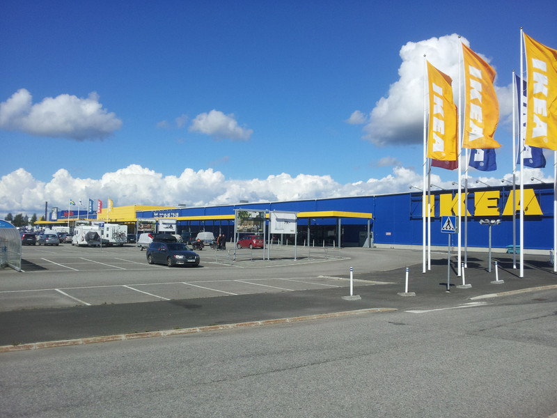 Das angeblich weltweit grösste Ikea-Geschäft in Haparanda-Tornio.