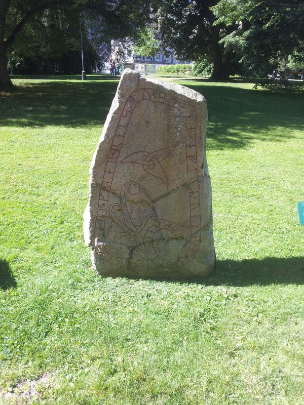 Runenstein in Uppsala.