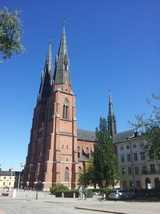 Die Kathedrale von Uppsala.