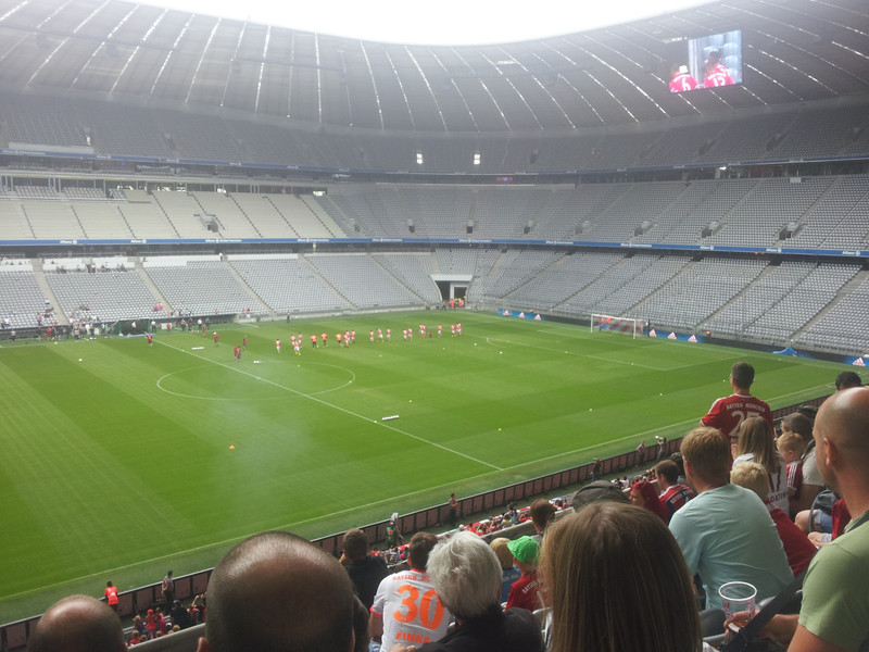 Öffentliches Training des FC Bayern in der Allianz Arena.