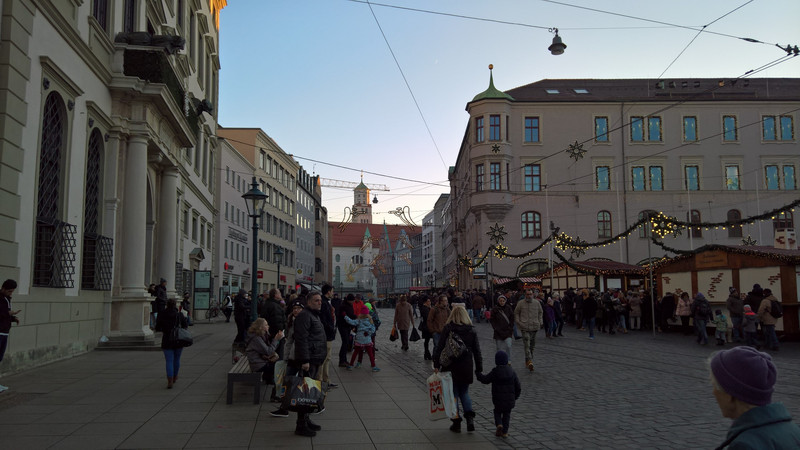 Stadtzentrum von Augsburg-