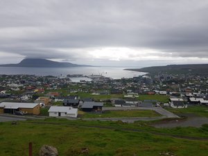 Blick auf Torshavn.