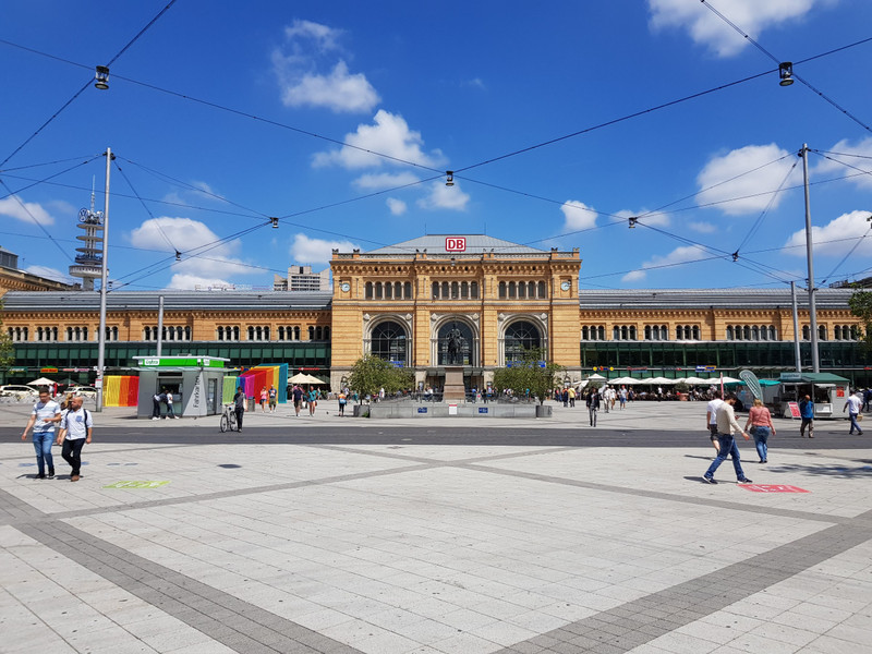 Der Hauptbahnhof.