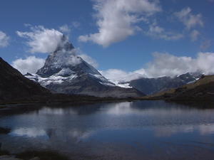 The Matterhorn Reflection in a Lake