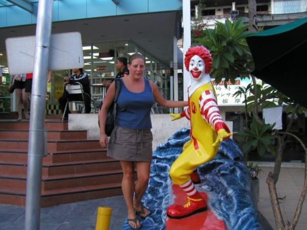Leanne and Ronald the surfer