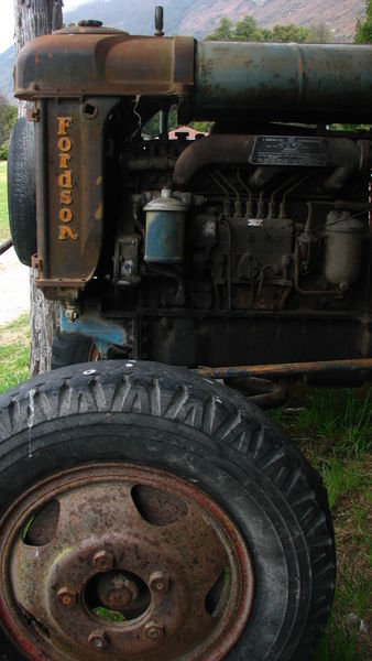 An old tractor at Paradise