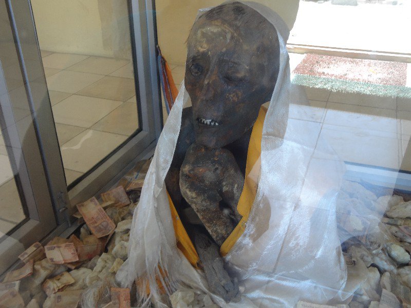 Old mummy at Giu village