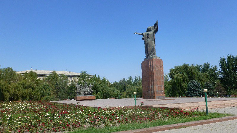statue in Bishkek