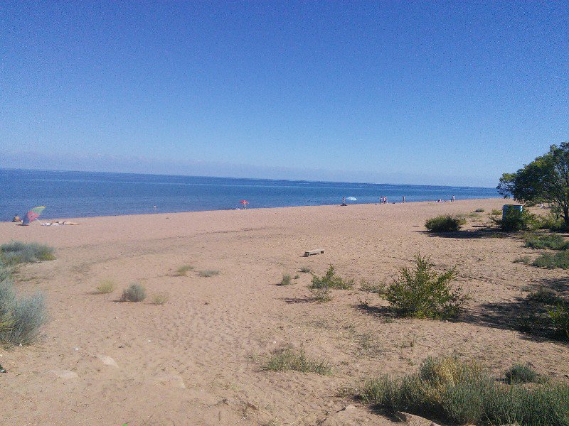 Beach on Issyk Kul