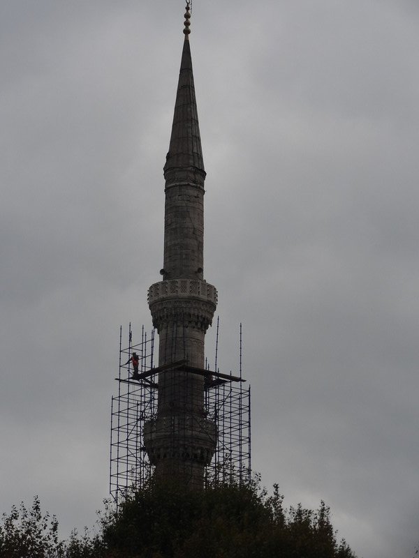 Mosque spires