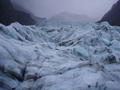 Glacier - waves of blue ice