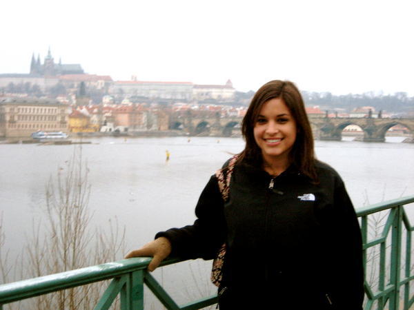 charles bridge and prague castle in the background