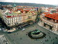 old town square from the top of the astrological clock