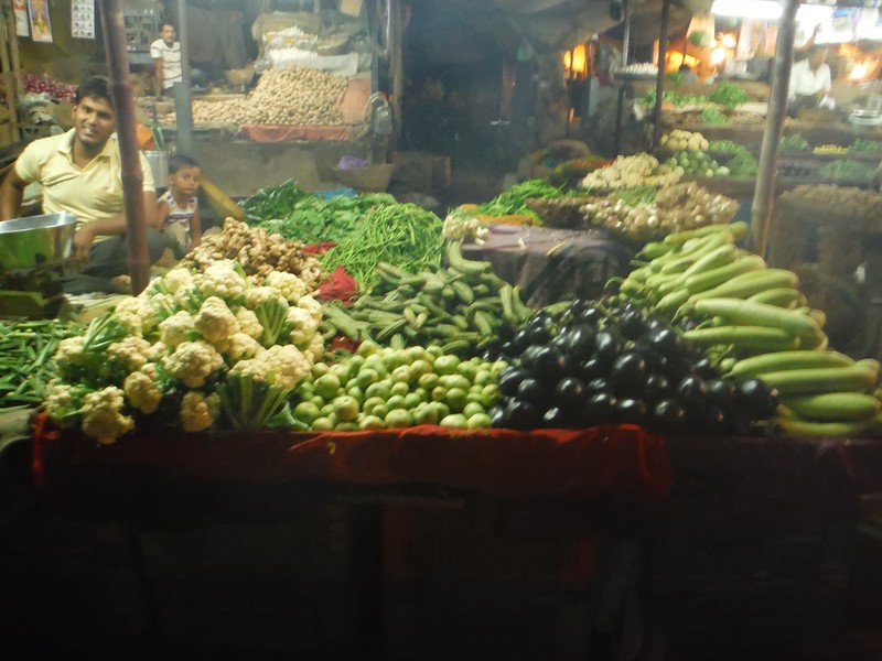 Vegetables for sale at the market