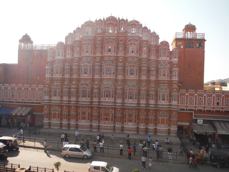 Amazing building in downtown Jaipur