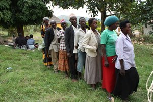 Line up of beneficiaries 