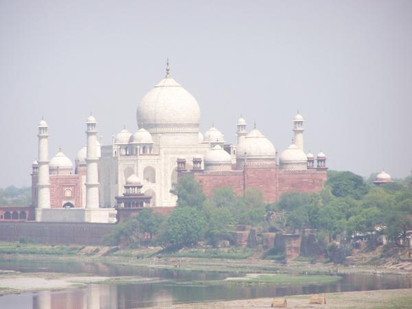 View of Taj Mahal from the Red Fort