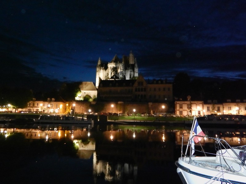 Auxerre at Night
