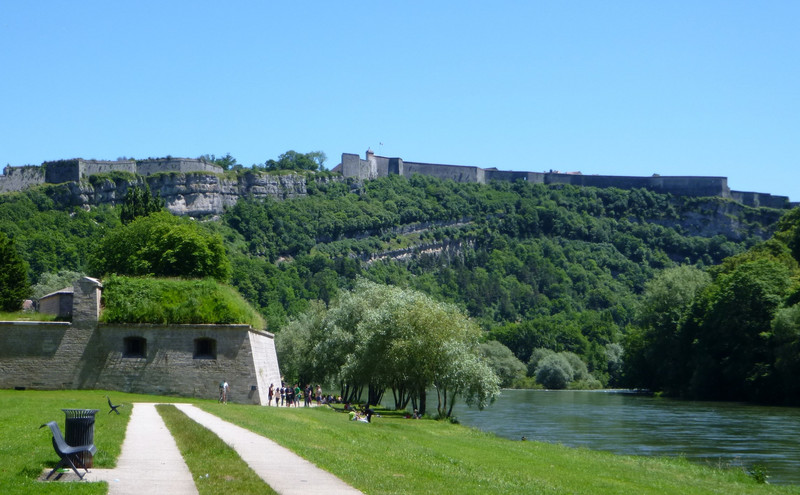 Besancon Citadel from the River