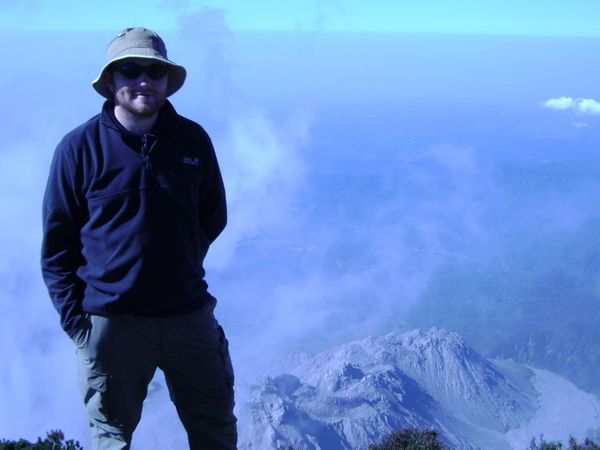 active volcano and me