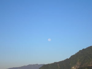 Nice moon during the day