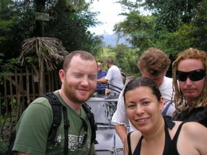 Ed, Shannan and I on our way to Semuc Champey
