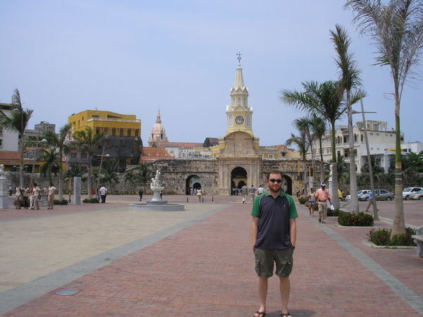 Entrance to old city Cartagena