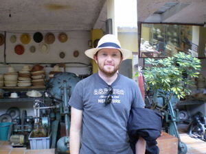 Doesn't he look good in a Panama Hat?