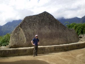 Macchu Picchu, the ceremonial stone