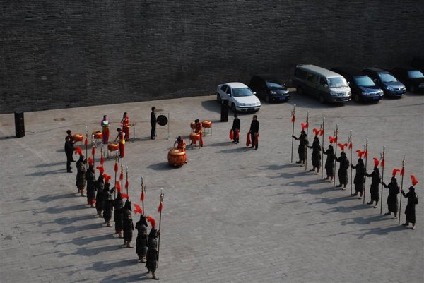 Performance Xi'an City Wall