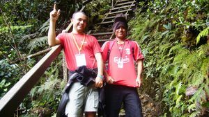 Encuentro en la subida al Kinabalu