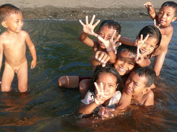 Niños en la playa